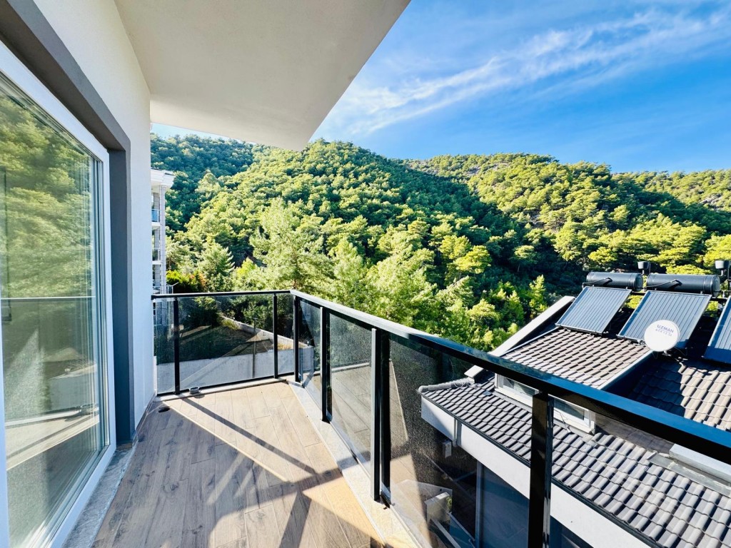Baransel Grup - Fethiye Keloğlu Boğazı'nda Orman Şehir Manzaralı Satılık 4+1 Daire