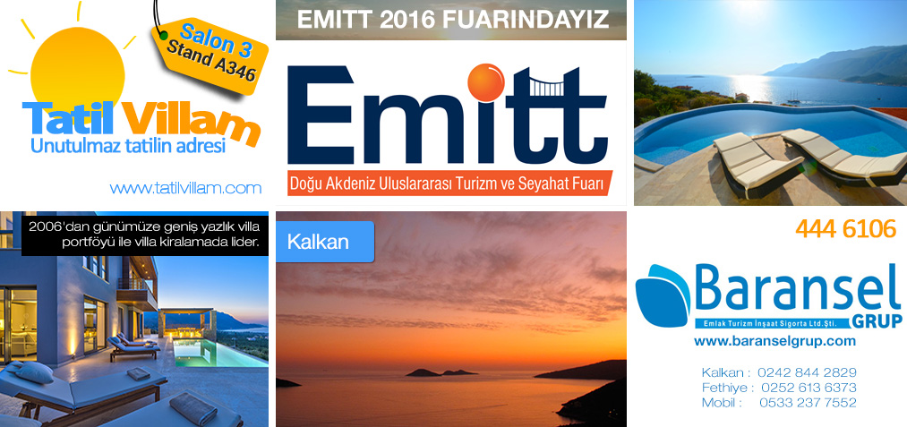 Tatil villam is at EMITT 2016 Tourism Fair