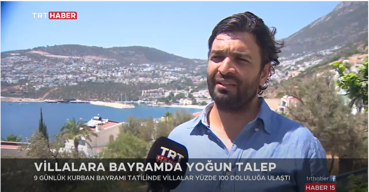 Tatil Villam was the Guest of TRT News